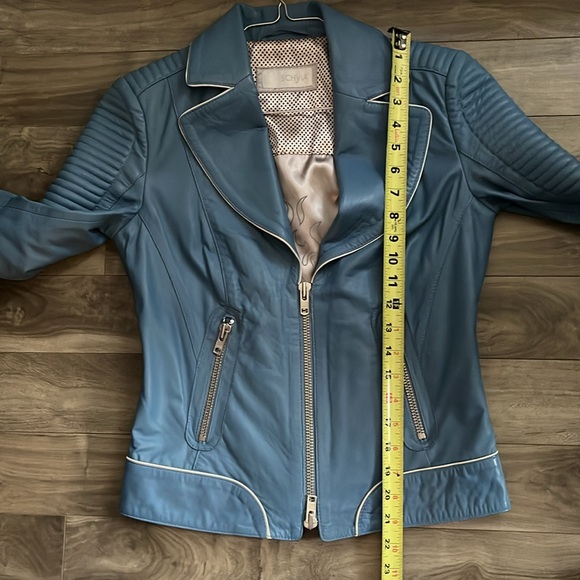 Schyia Leather Jacket size 36 - Picture 14 of 14